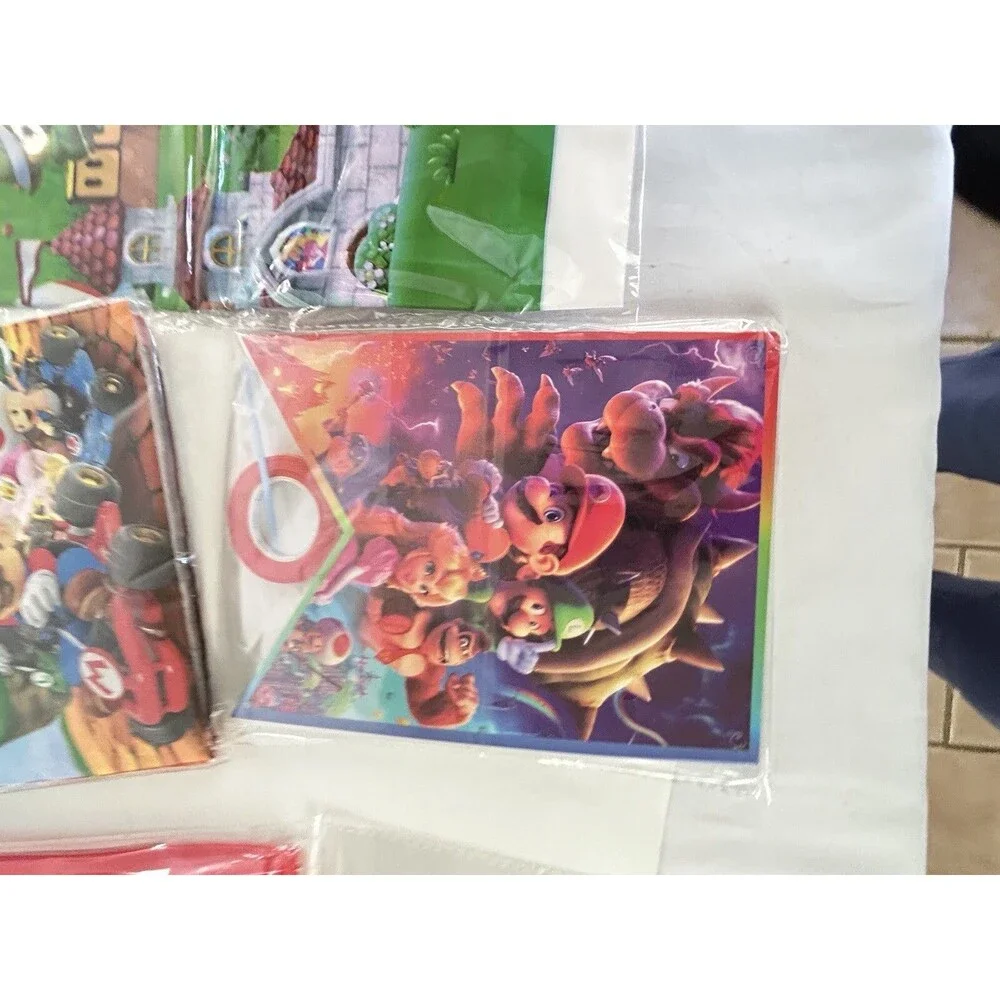 Super Mario Birthday Party Supplies Decorations Theme Celebration Kit